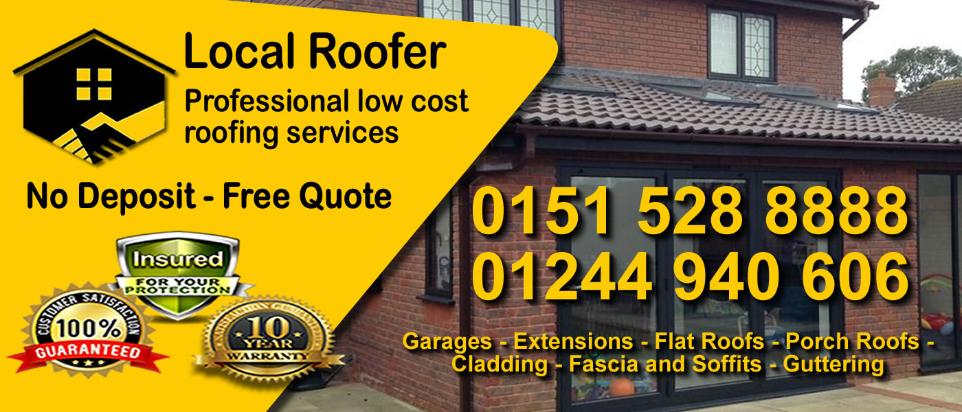 Extension roofing by local roofer