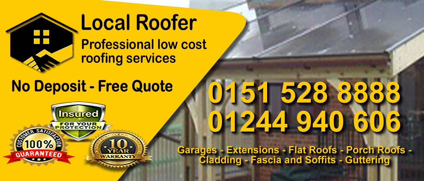 Lean To roofing by local roofer